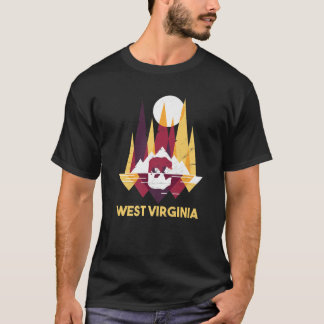 Camiseta Montanhas "Alegheny", Cujo Oeste da Virgínia, Bear