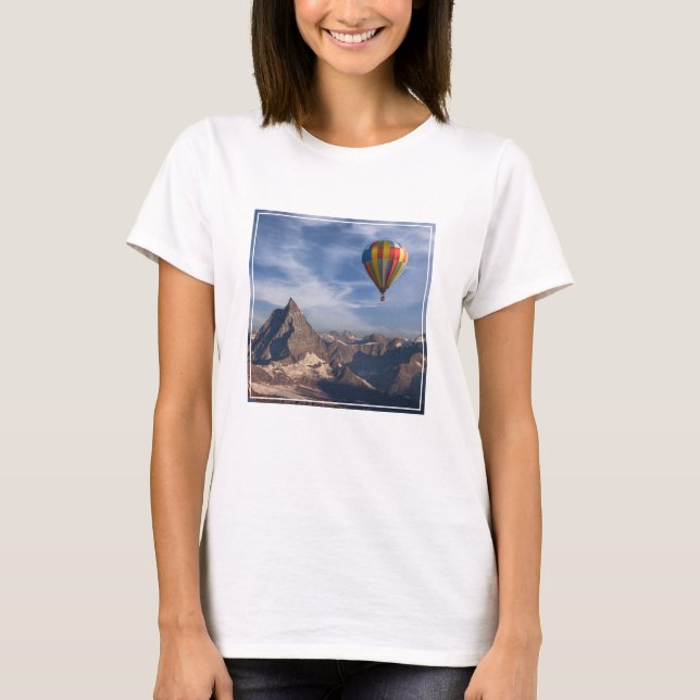 Camiseta Montanhas | Alpes suíços de Matterhorn de Ar Quent (Frente)