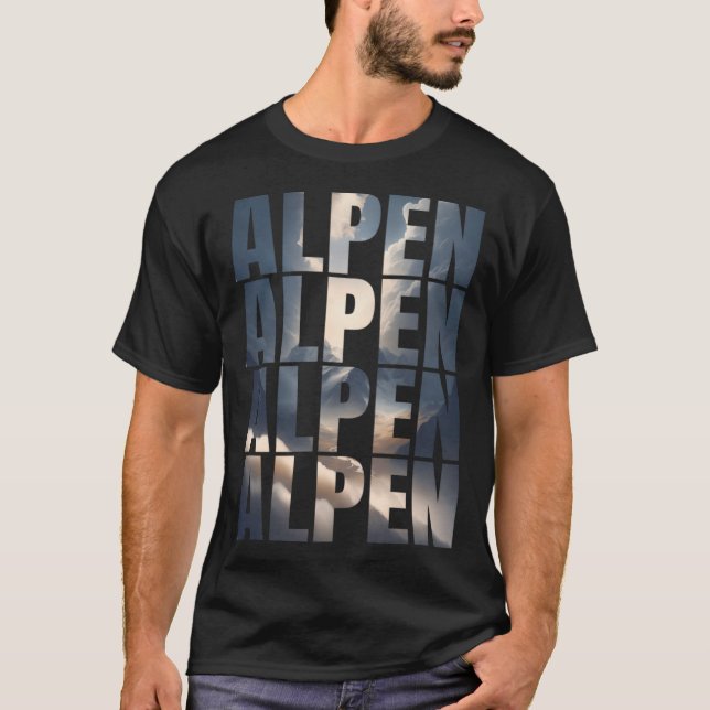 Camiseta Montanhas Alps (Frente)