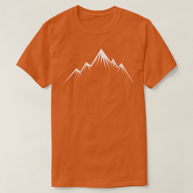 Camiseta Montanhas Andando 54 (Frente do Design)