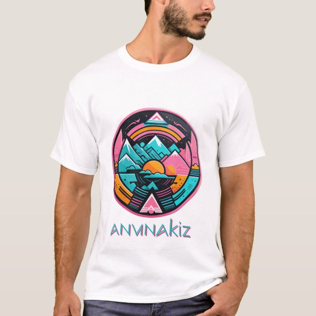 Camiseta Montanhas Anunakiz Anunnaki do Ninhursag (Frente)