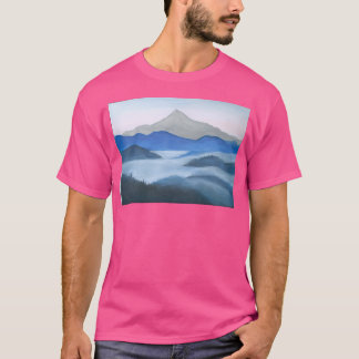 Camiseta Montanhas Azuis Longas