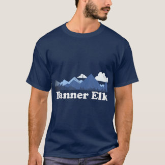 Camiseta Montanhas Blue Ridge da Banner Elk Carolina do Nor