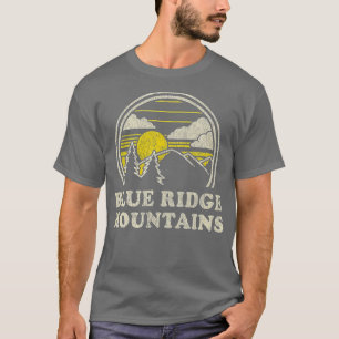 Camiseta Montanhas Blue Ridge Montanhas Vintage Hiking