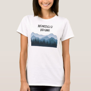 Camiseta Montanhas Blue Ridge, Montebello personalizável
