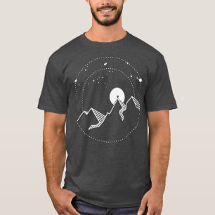 Camiseta Montanhas, caminhada, espaço