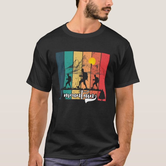 Camiseta Montanhas Caminhando (Frente)
