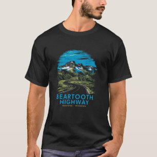 Camiseta Montanhas Cênicas da Estrada Beartooth