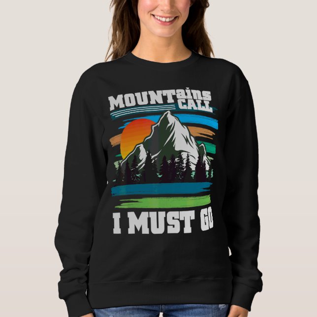 Camiseta Montanhas chamam de Esquadrão da Natureza (Frente)