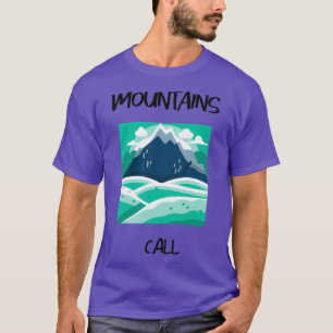 Camiseta Montanhas Chamam Design Verde