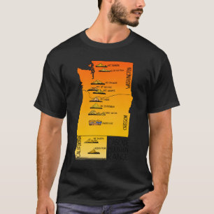 Camiseta Montanhas da Cordilheira de Cascata