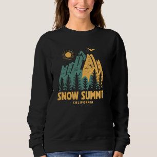 Camiseta Montanhas da Cúpula de Neve, Califórnia, caminhand