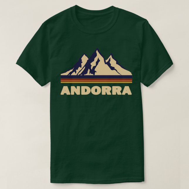 Camiseta Montanhas de Andorra (Frente do Design)