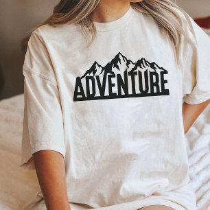 Camiseta Montanhas de Aventura Explorar ao Ar Livre Caminha
