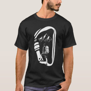 Camiseta Montanhas de Bouldering Escalada Mosquetão Escalad