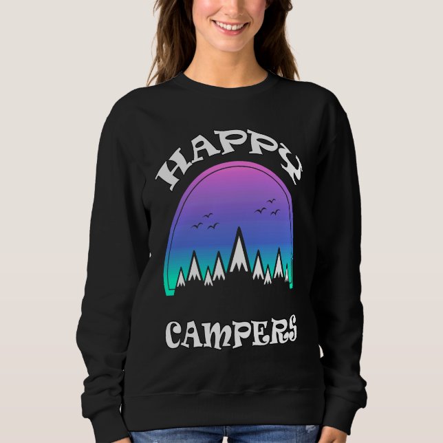 Camiseta Montanhas de Campos Felizes Montanhas de Acampamen (Frente)