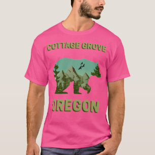Camiseta Montanhas de Cottage Grove Oregon - Paisagem do Ur