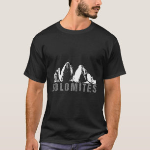 Camiseta Montanhas De Dolomitas E Caminho