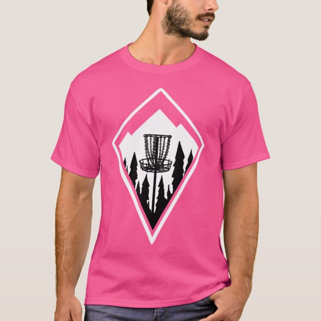 Camiseta Montanhas de Golfe de Disco (Frente)