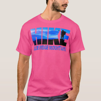 Camiseta Montanhas de Hike Blue Ridge, Carolina do Norte, C