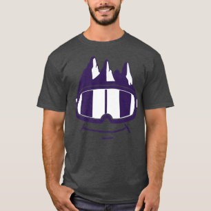 Camiseta Montanhas de óculos de esqui neve de inverno