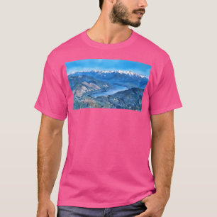 Camiseta Montanhas de Olimpiadas do Lago Cushman (Watercolo