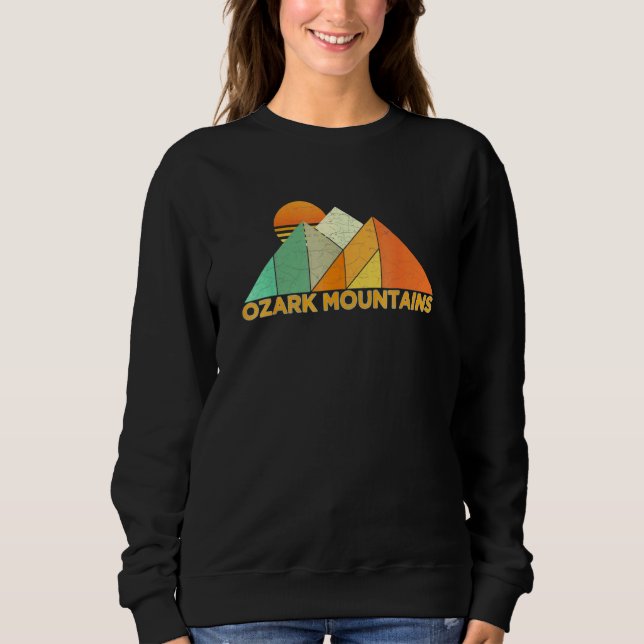 Camiseta Montanhas de Ozark da Vintage Retro (Frente)
