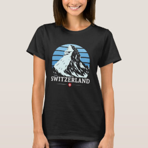 Camiseta Montanhas de Suiça Matterhorn Rockclimbing Hiki