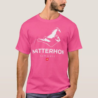 Camiseta Montanhas de Suiça Matterhorn Rockclimbing Hiki