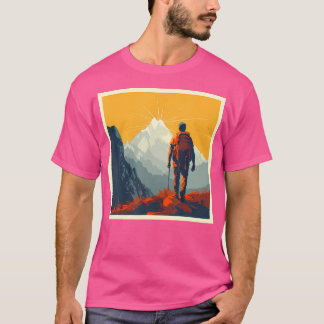 Camiseta Montanhas de Treino Montando Montanhas de Caminho