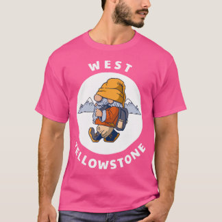 Camiseta Montanhas de West Yellowstone Montana caminhando G