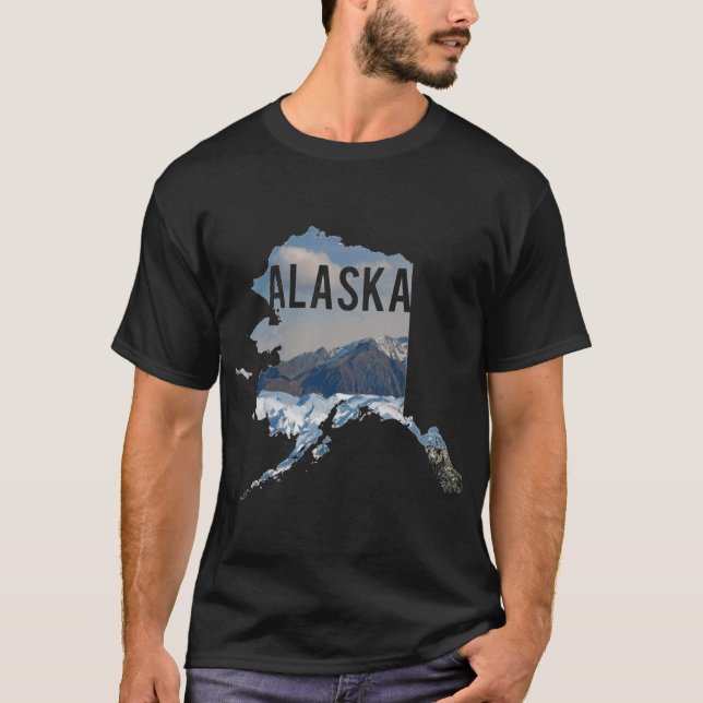 Camiseta Montanhas do Alasca (Frente)