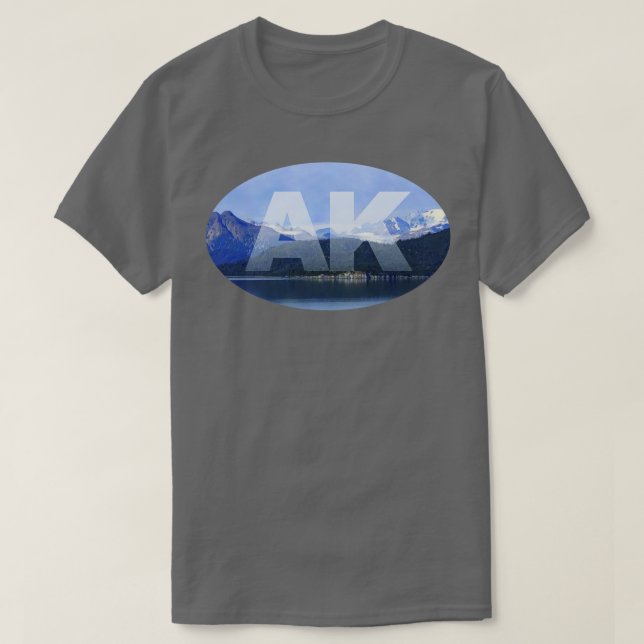 Camiseta Montanhas do Alasca TShirt 2 (Frente do Design)
