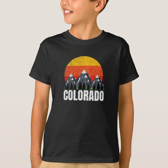 CAMISETA MONTANHAS DO COLORADO RETRO SUN (Frente)