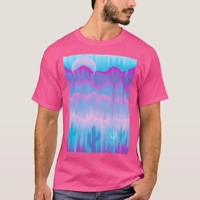 Camiseta Montanhas do Deserto Ativas (Frente)