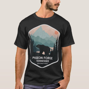 Camiseta Montanhas do Enfumaçado do Excelente Pigeon Forge