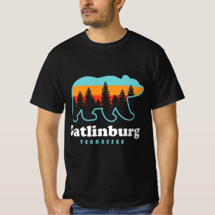 Camiseta Montanhas do Enfumaçado do Urso do Tennessee Gatli