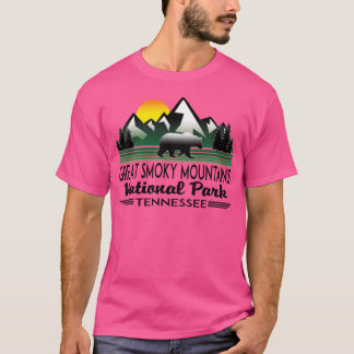 Camiseta Montanhas do Enfumaçado excelente National Park Te