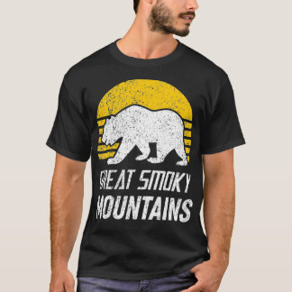 Camiseta Montanhas do Enfumaçado excelente National Park Te