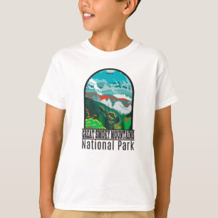 Camiseta Montanhas do Enfumaçado excelente Parque Nacional 