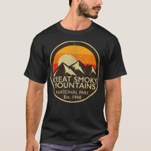 Camiseta Montanhas do Enfumaçado excelente Parque Nacional
