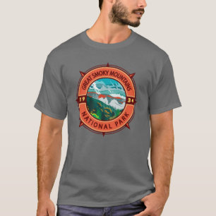 Camiseta Montanhas do Enfumaçado excelente Parque Nacional 