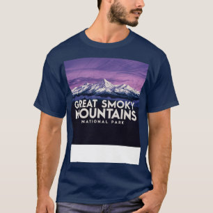 Camiseta Montanhas do Enfumaçado excelente Parque Nacional 