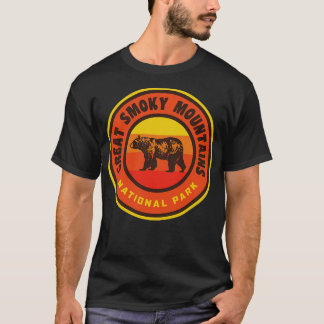 Camiseta Montanhas do Enfumaçado excelente Urso Nacional do