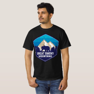 Camiseta Montanhas do Enfumaçado excelente Vintage em Parqu