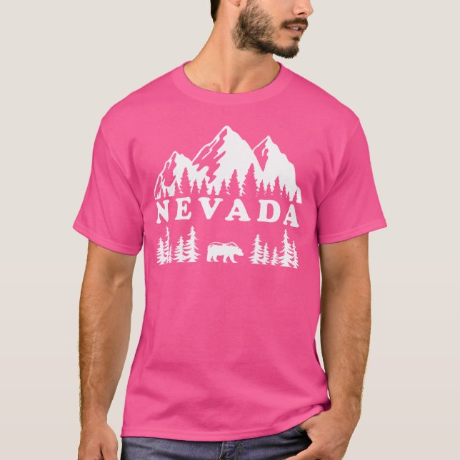 Camiseta Montanhas do Nevada Hiking (Frente)