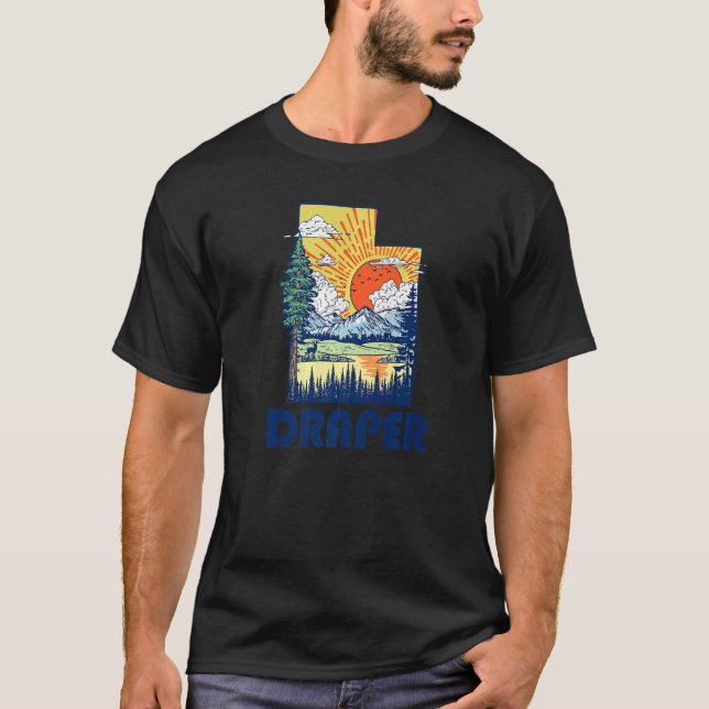 Camiseta Montanhas do Orgulho Natural do Utah Draper Utah R (Frente)