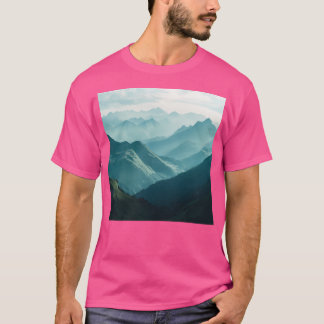 Camiseta Montanhas do Vale do Vale Montanhas Wall Art Acti