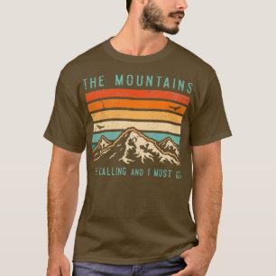 Camiseta Montanhas estão chamando e eu preciso ir 1