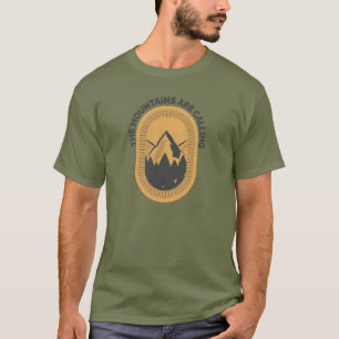 CAMISETA MONTANHAS ESTÃO LIGANDO